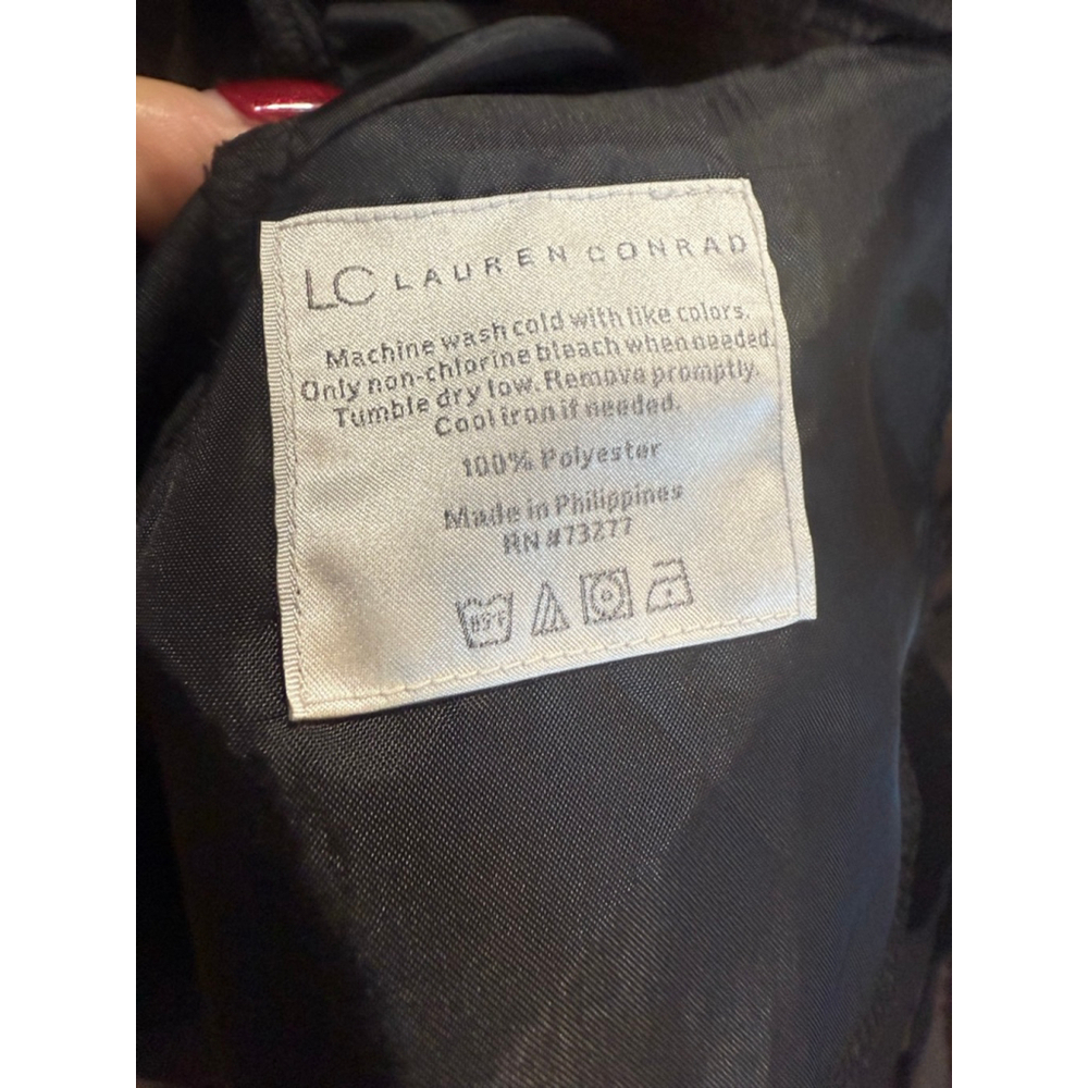 Women's LC Lauren Conrad Black Trousers Size 12 - Picture 10 of 13